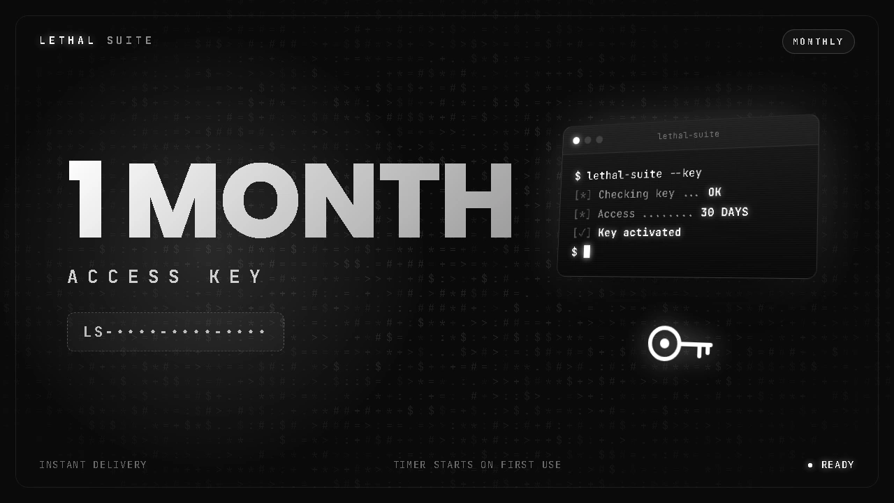 1 Month key